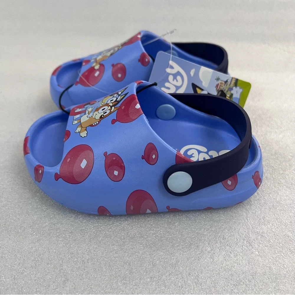 Toddler Bluey Comfort Clog Slide Sandals - Blue size S 5/6 - Picture 3 of 7